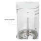 Set Cafetera Hudson Embolo 600 Ml + 2 Vasos Doble Vidrio