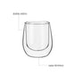 Set Cafetera Hudson Embolo 600 Ml + 2 Vasos Doble Vidrio