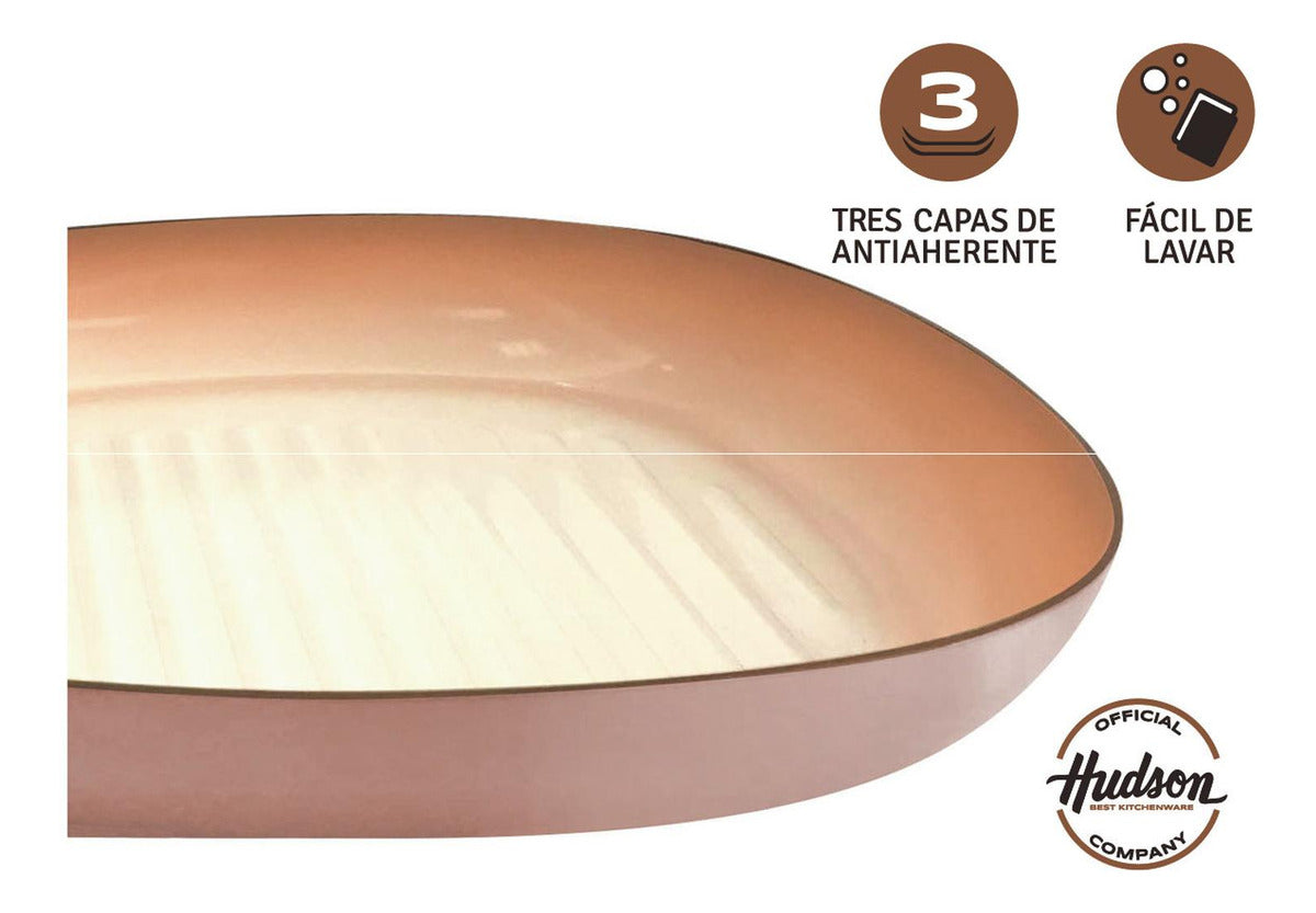 Sartén Plancha Triple Capa Antiadherente 26cm Cerámico