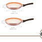 Set Sarten Hudson 22 Cm + 24 Cm Triple Capa Antiadherente