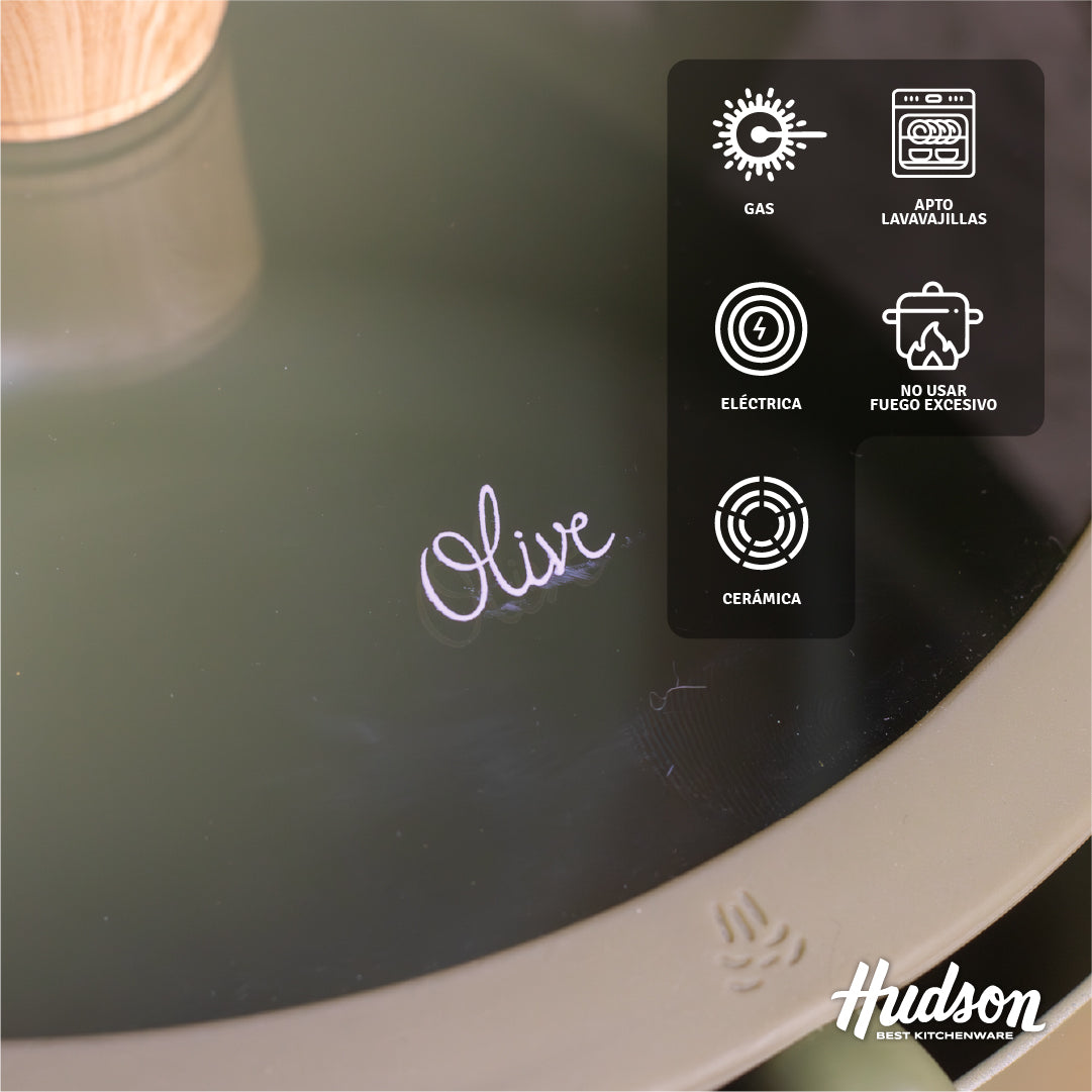 Batería De Cocina 5 Piezas Antiadherente Aluminio OLI01