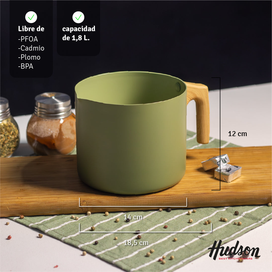 Jarrito Aluminio Línea Olive Con Antiadherente 14cm