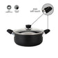 Cacerola 20 Cm Aluminio Negro Con Antiadherente