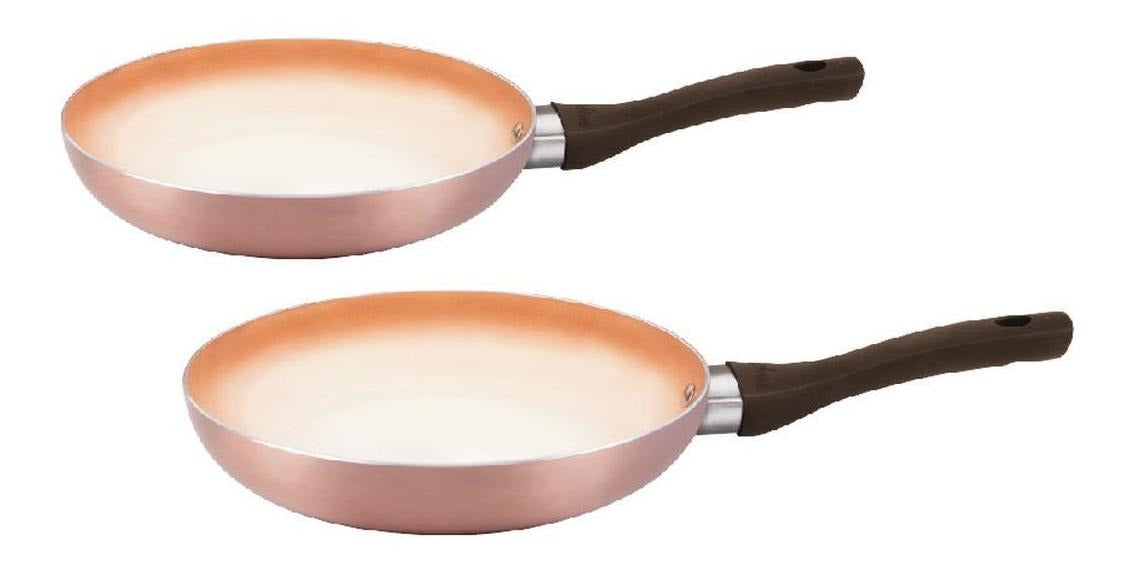Set Sarten Hudson 24 Cm + 28 Cm Triple Capa Antiadherente