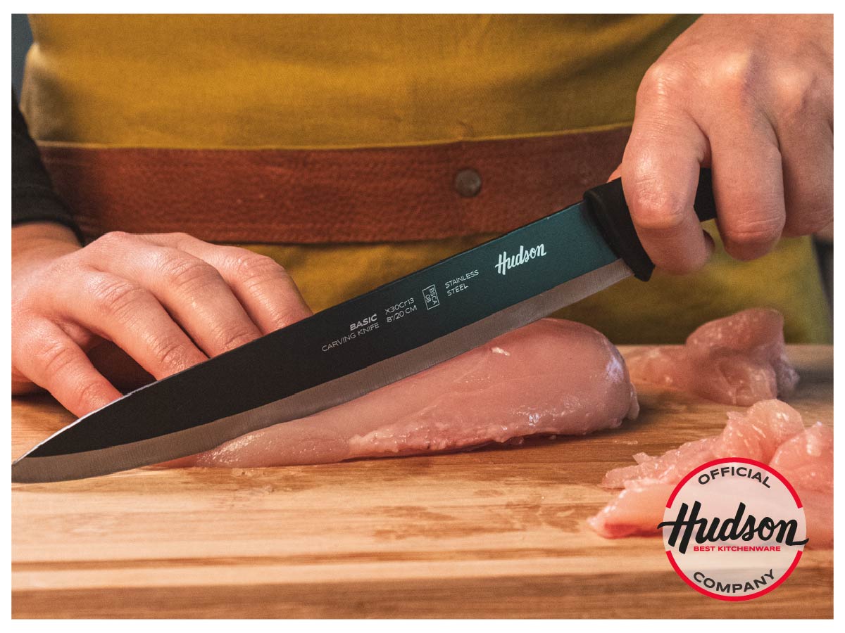 Set 3 Cuchillos Hudson Linea Basic Juego De Cocina