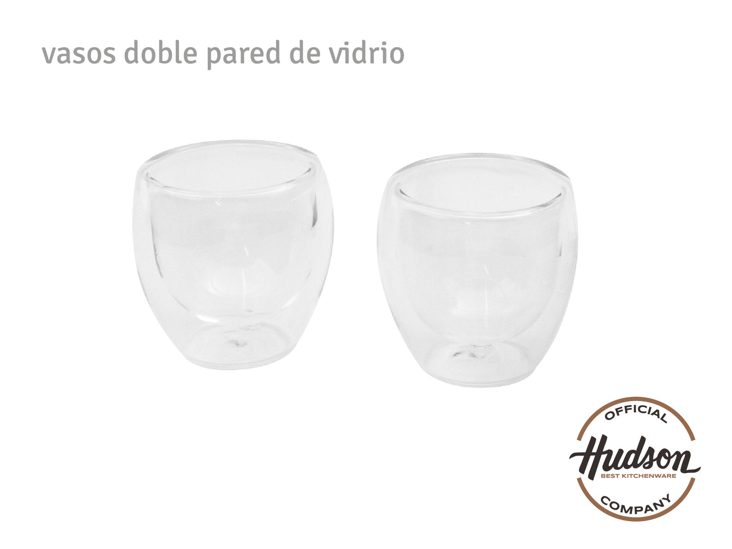 Set Hudson Cafetera Embolo Francesa 600ml + 2 Vasos Térmicos