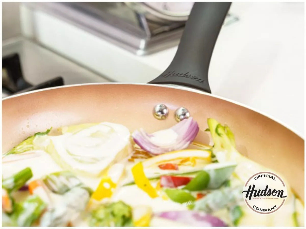 Set Sartenes Hudson 20 Cm + 26 Cm + 28 Cm Aluminio