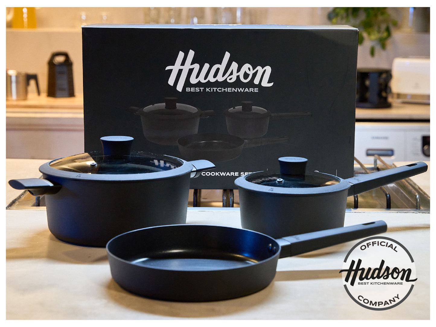 Batería de Cocina Hudson Day01 5 Piezas Aluminio