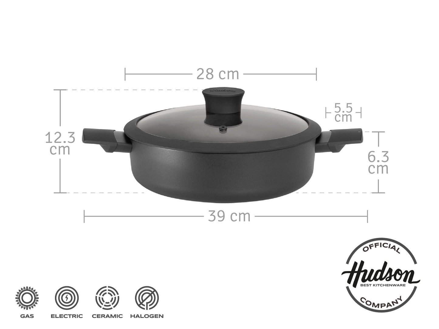 Paellera Arrocera Hudson Day10 Aluminio Antiadherente