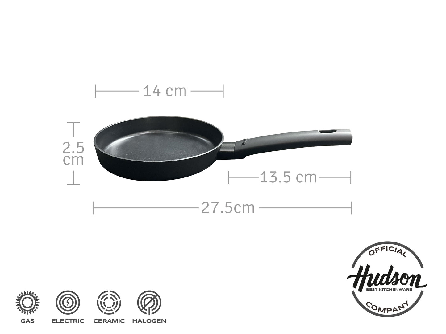 Sartén 14 cm Hudson Day11 Aluminio Antiadherente