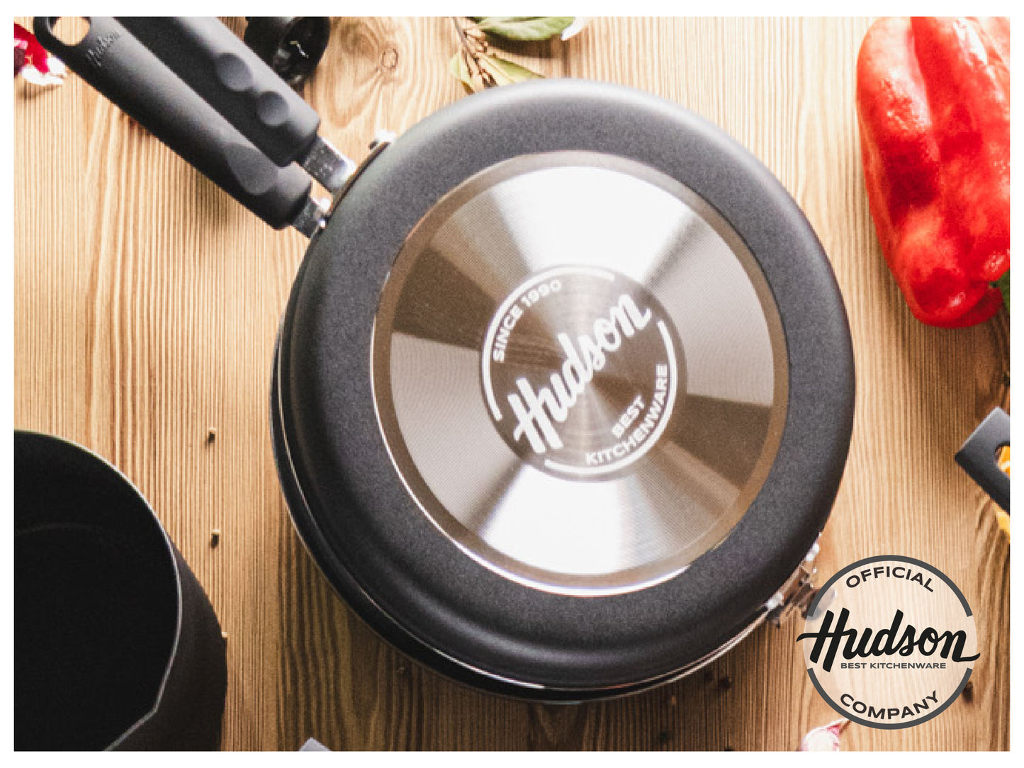 Sartén Doble Hudson Daily 24 cm Aluminio Antiadherente