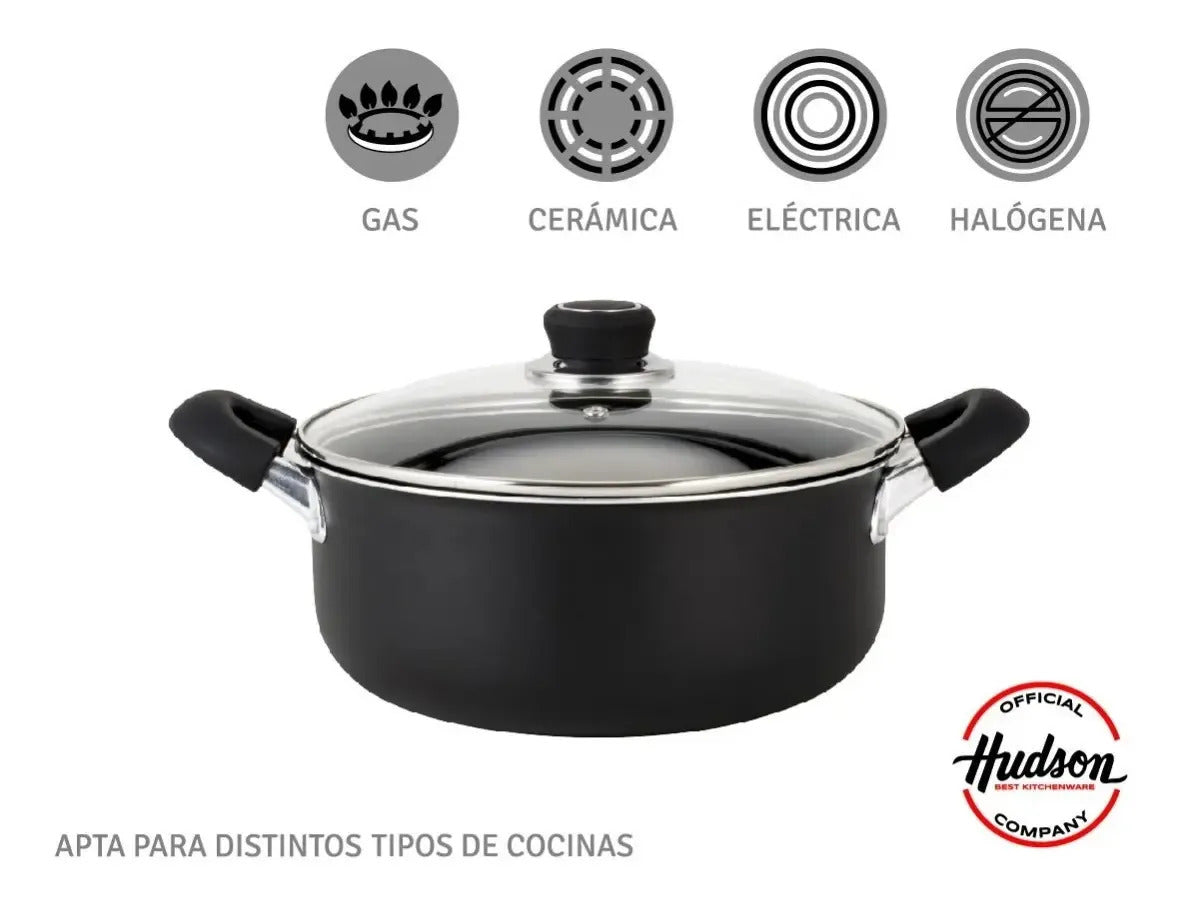 Cacerola Hudson Th24sf 4.15l Negro - 1 Unidad