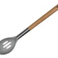 Cuchara Hudson Ranurada De Cocina Con Mango De Madera Color Del Mango Marrón Claro