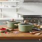 Kit Hudson: Olla Olive Antiadherente 26 Cm 5.5 L + Olla Olive Antiadherente 24 Cm Válvula
