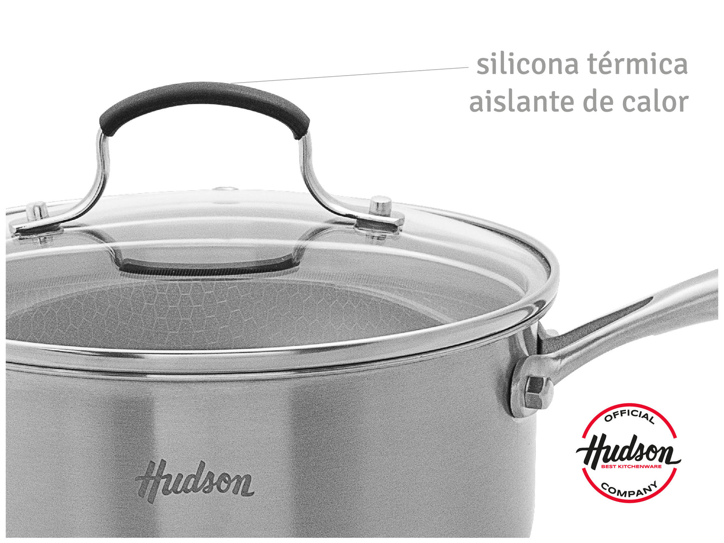Olla Cacerola Hudson 20 cm Acero Inoxidable Antiadherente