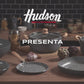 Batería De Cocina Hudson Antiadherente Granito 5 Piezas