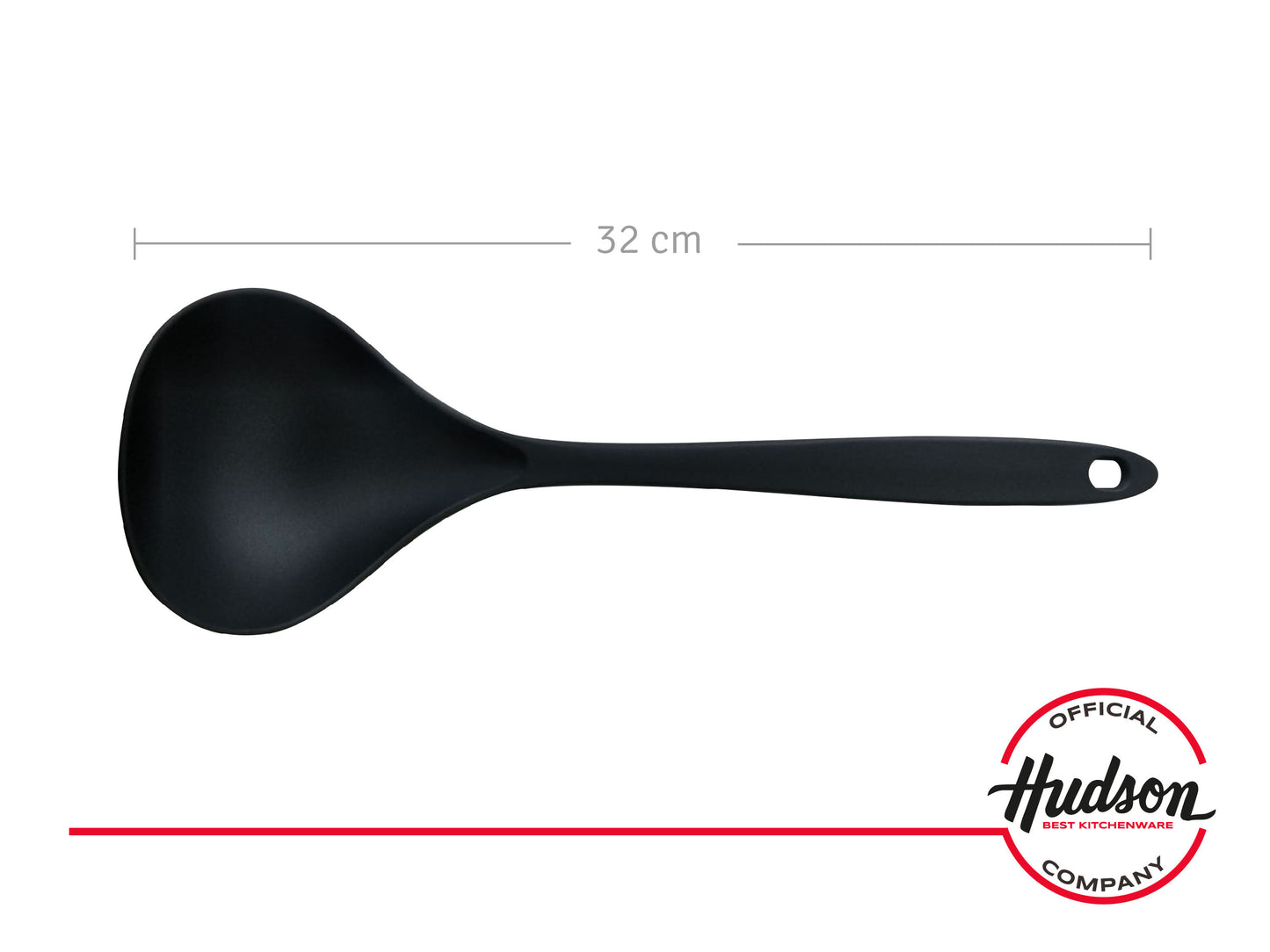 Cucharon  Nylon Gris Oscuro