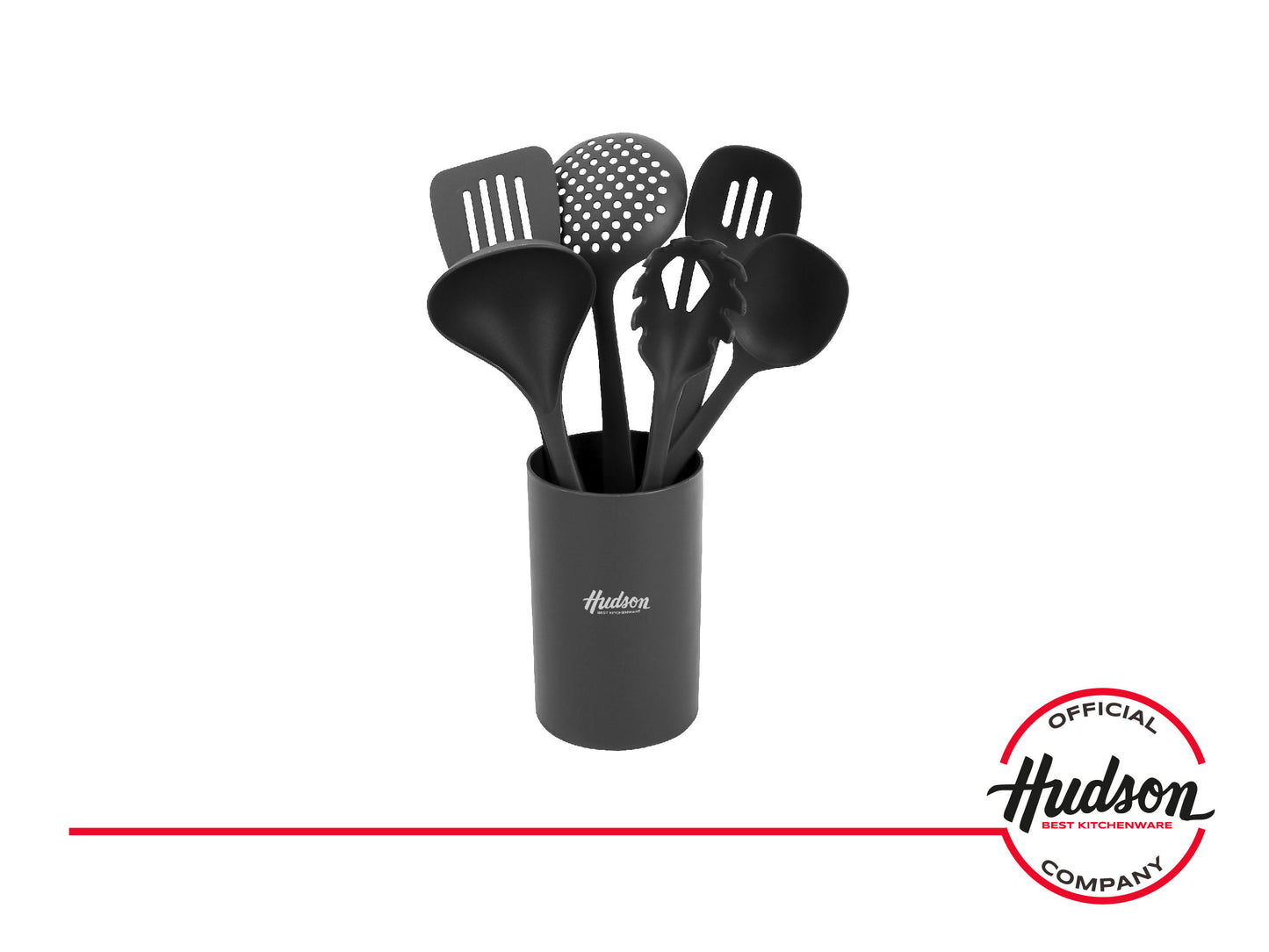 Set X 6 Kit Utensilios De Cocina De Nylon Hudson