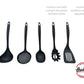 Set X 6 Kit Utensilios De Cocina De Nylon Hudson