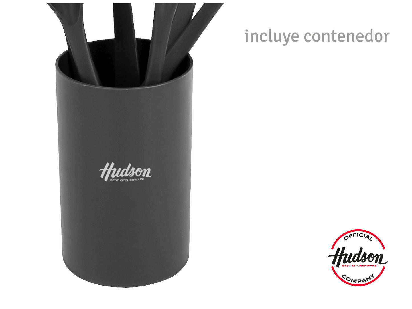 Set X 6 Kit Utensilios De Cocina De Nylon Hudson