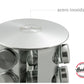 Especiero Giratorio Hudson Acero Inoxidable 8 Frascos Vidrio