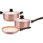 Set Cacerolas + Sarten Linea Cobre Hudson