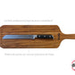 Set De Tabla + Cuchillo De Pan Línea Profesional Set Profesional Marrón Claro