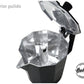 Cafetera De Aluminio Black Italiana Induccion 6 Tazas Hudson