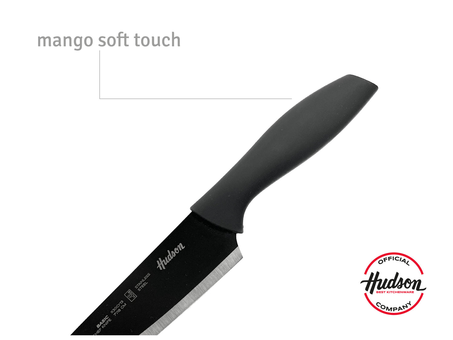 Cuchillo Chef 7'' Basic Linea Hudson Acero Inoxidable