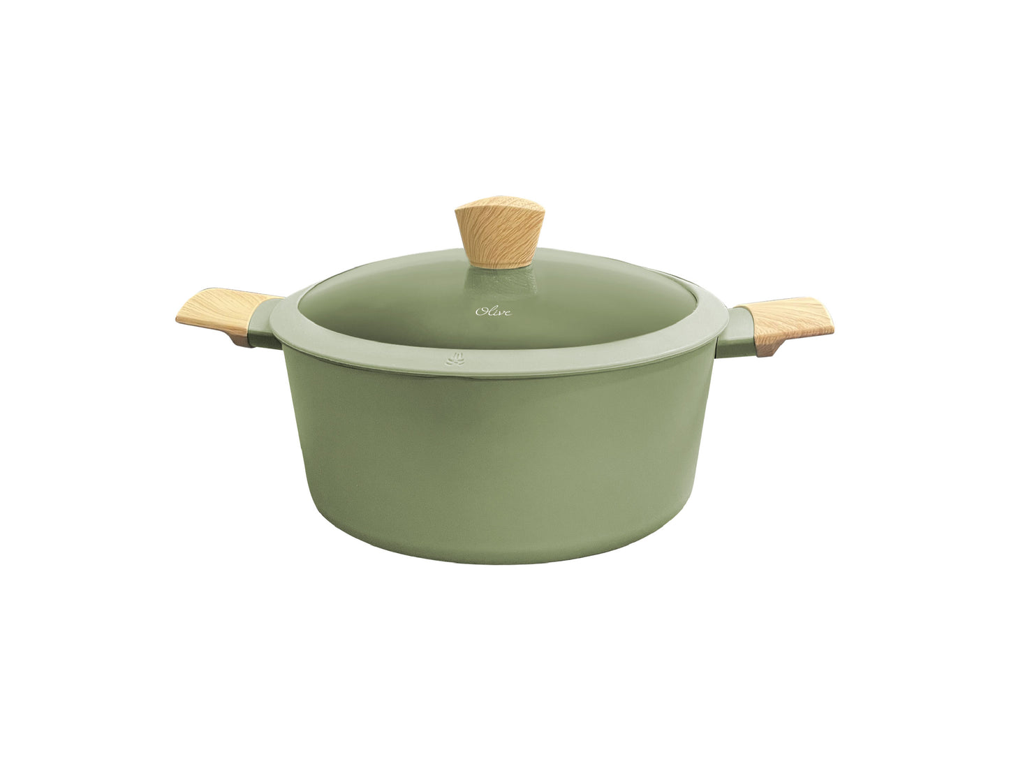 Olla Hudson Olive 24 Cm Con Antiadherente 4.2 L