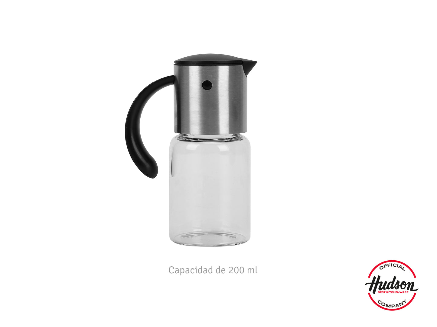Aceitera Y Vinagrera De200ml Acero Inoxidable Hudson
