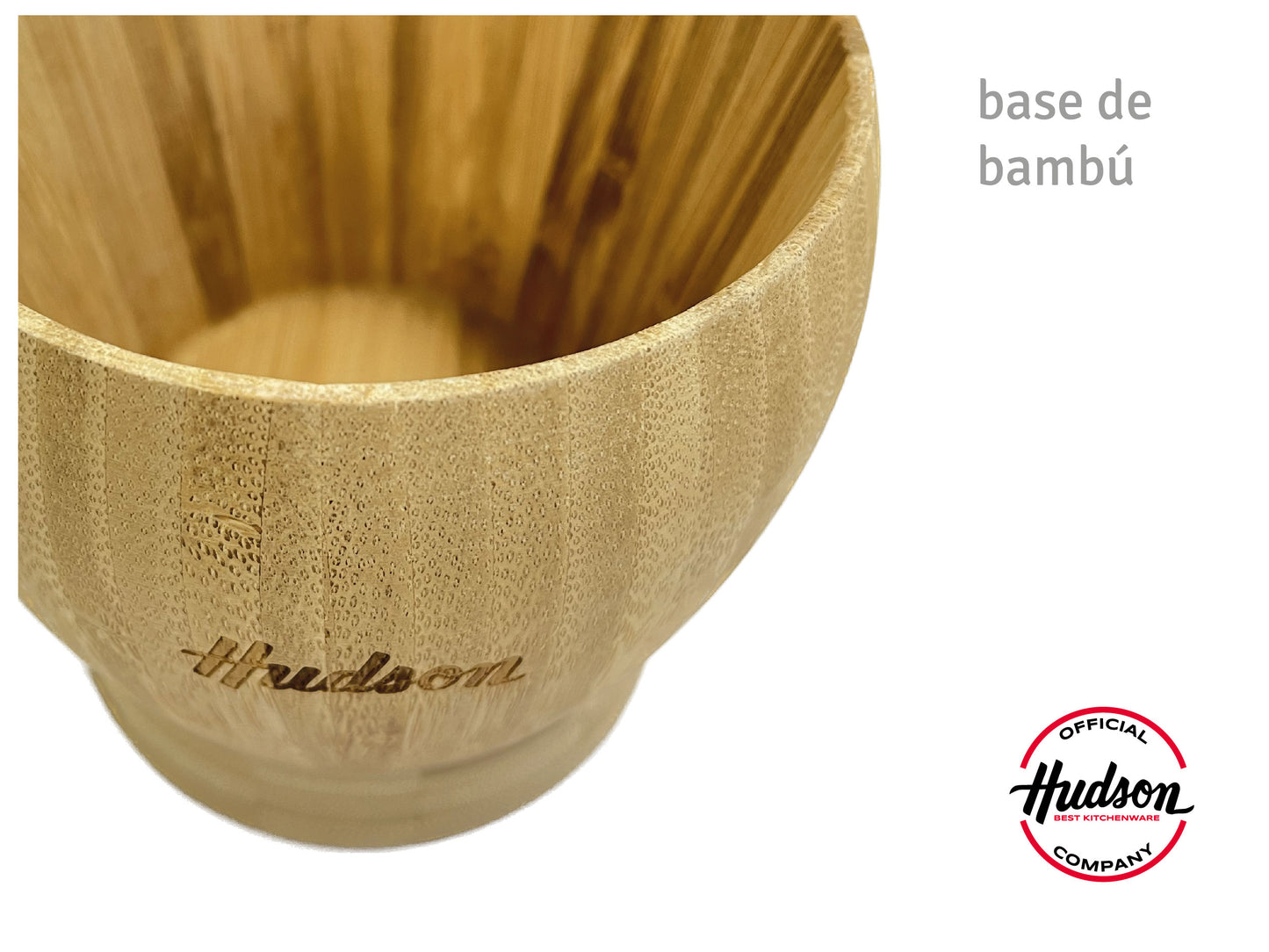 Mortero De Bambú Linea Cocina Hudson