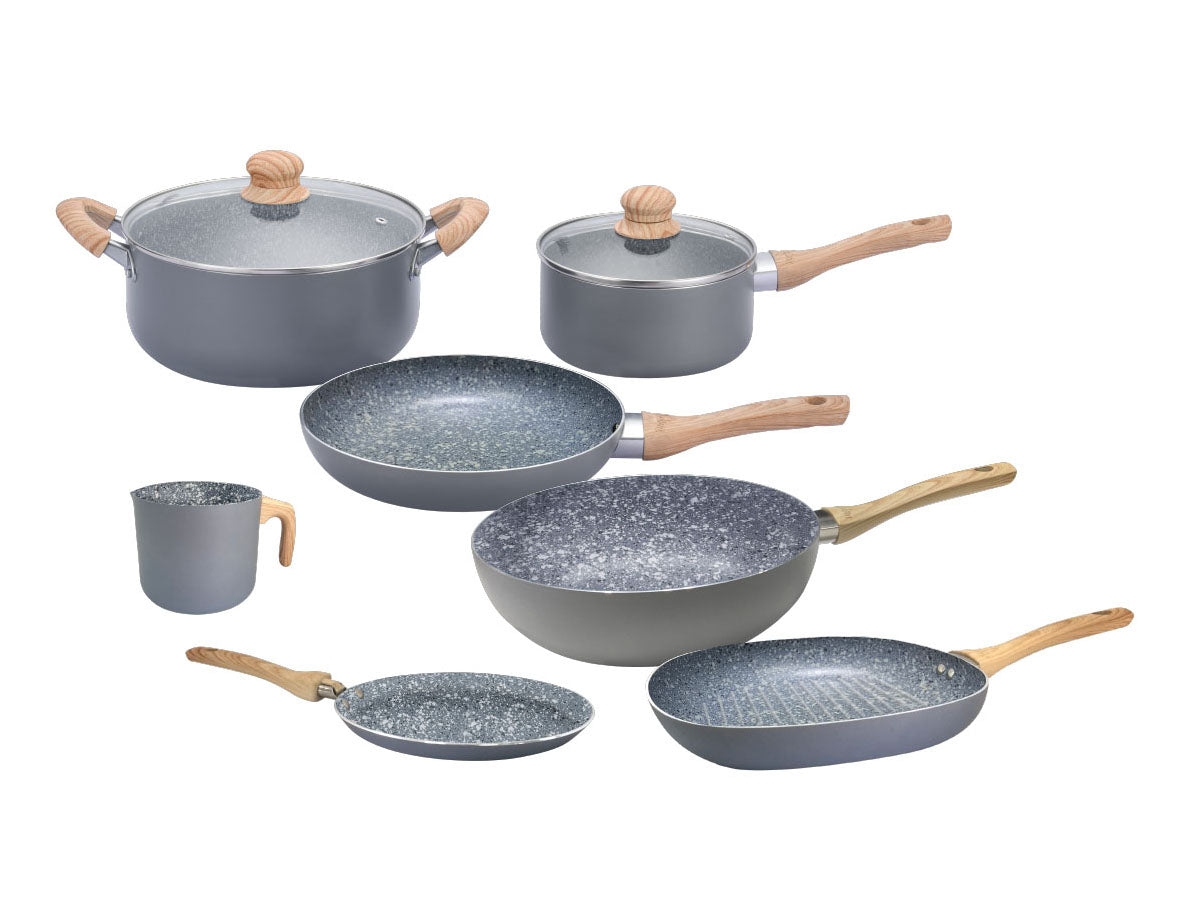 Kit De Ollas Hudson + Bifera + Jarro + Panquequera + Wok