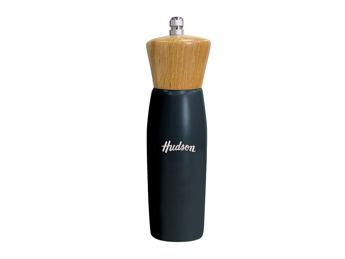 Molinillo De Madera Hudson Laqueado Color Negro 20 Cm