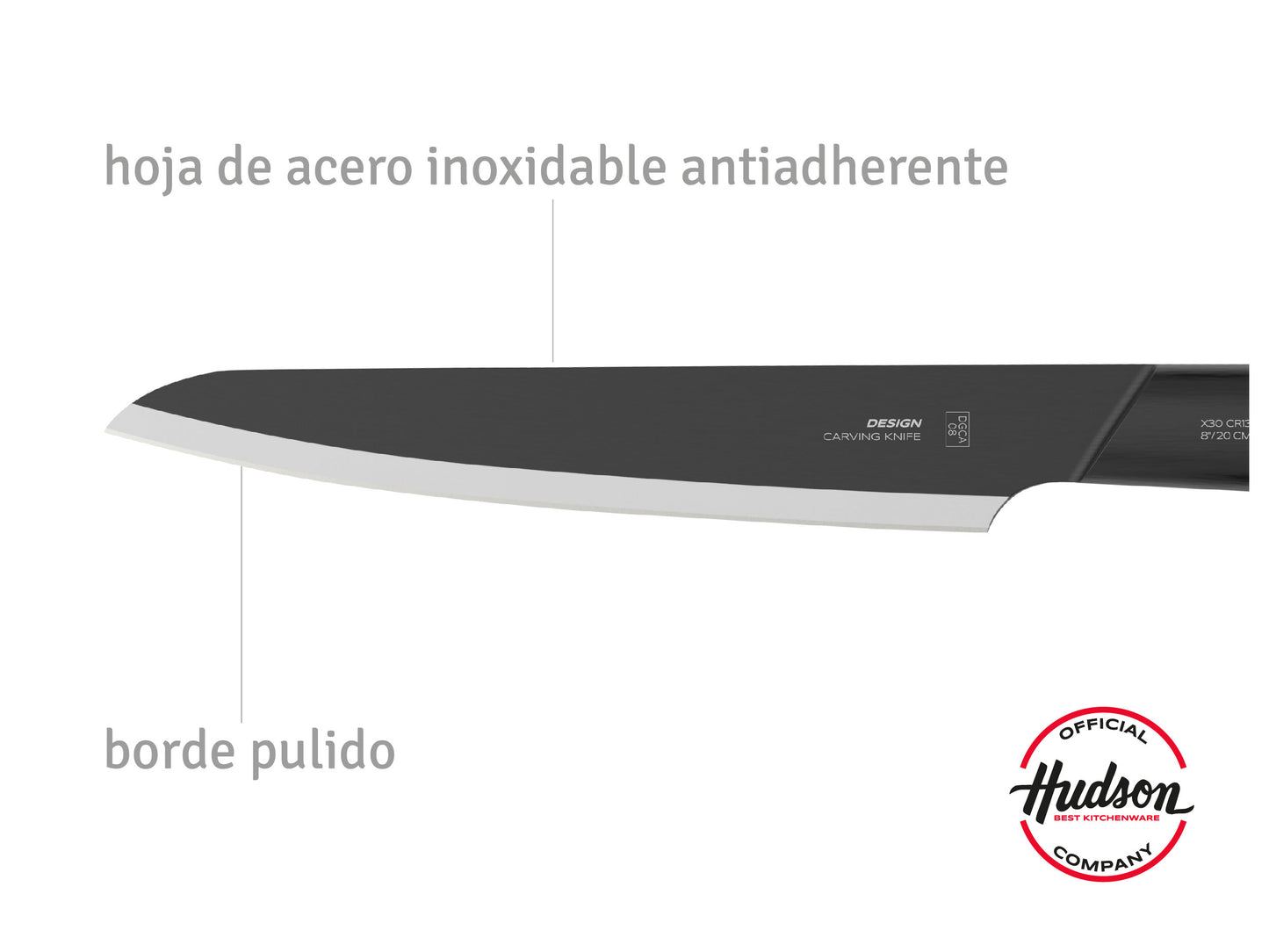 Cuchillo Carnicero Trinchador 8 Linea Design Hudson