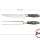 Set De Cuchillo Con Tenerdor 8 Linea Hudson Mango De Madera