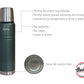 Termo Botella Térmica 1L Acero Inoxidable Doble Pared Verde