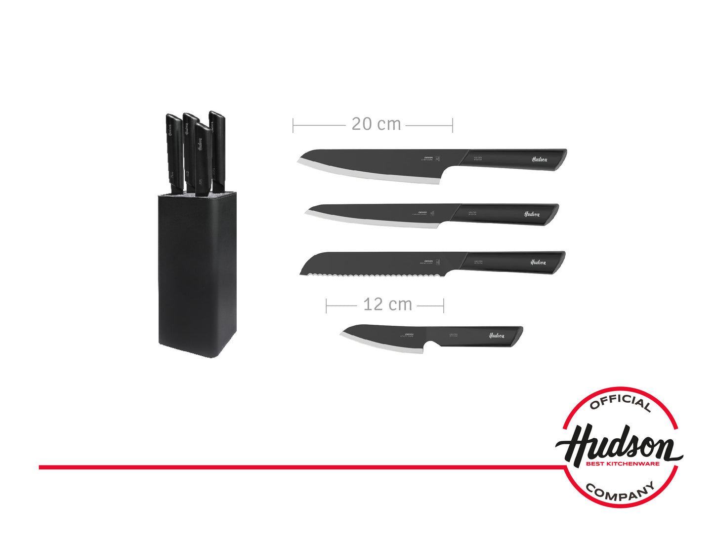 Set De 4 Cuchillos Linea Hudson Design