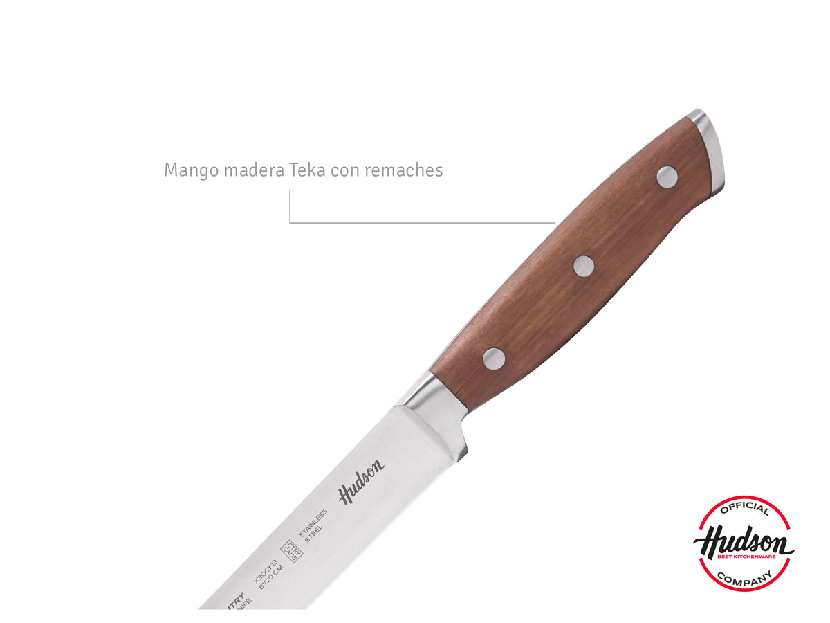 Cuchillo Trinchador Hudson Country 8 Acero Inoxidable