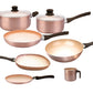 Kit Cacerolas + Sarten +Bifera + Wok Linea Cobre Hudson