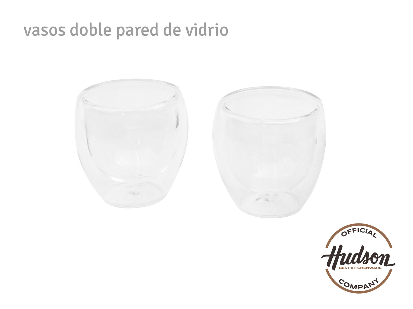Set Hudson Cafetera Embolo 600 Ml + 2 Vasos Hudson Oficial