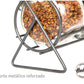 Especiero Hudson 4 Frascos De Vidrio Con Tapa + Base