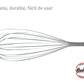 Batidor Manual 33cm De Acero Inoxidable Hudson