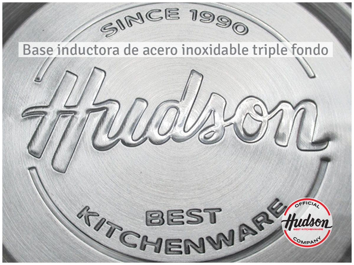 Pava Silbadora Acero Inoxidable Hudson 1.5 Litros