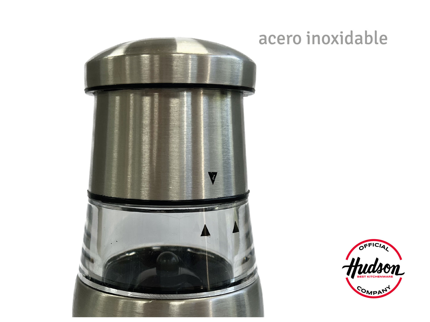 Molinillo De Acero Inoxidable 115 Mm Linea Hudson