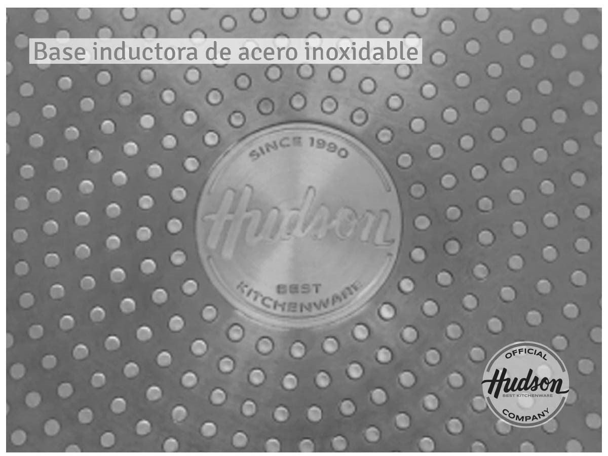 Batería Hudson Olla 24 Cm Y 18 Cm + Sartén 24 Cm Aluminio