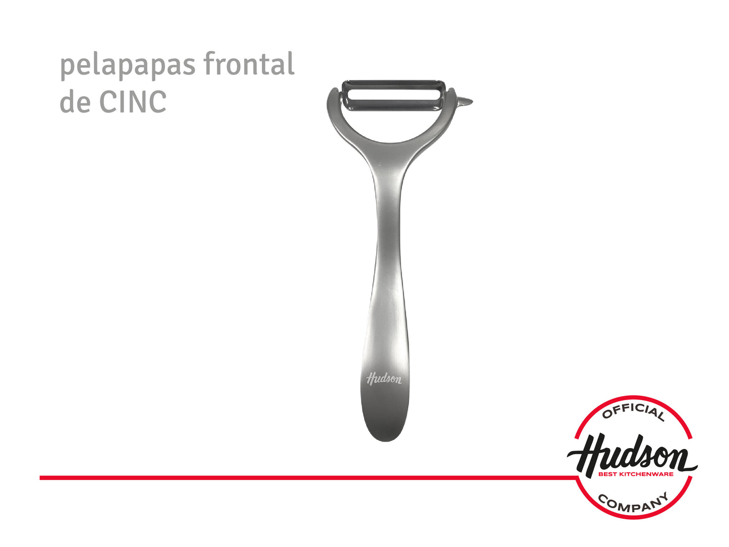 Pelapapas Horqueta Frontal Acero Inoxidable Hudson Premium