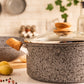 Olla Cacerola Hudson 24 cm Stone Aluminio Forjado