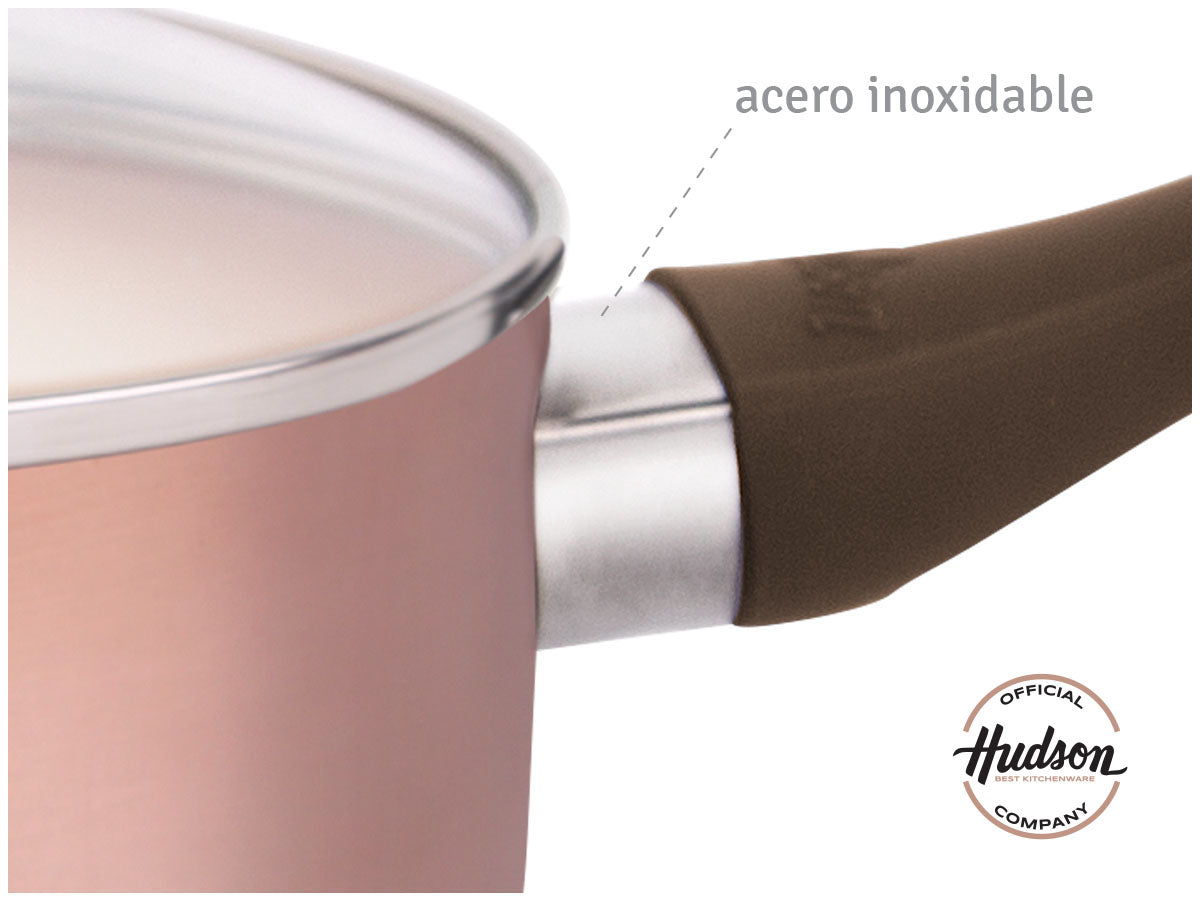 Bateria De Cocina Antiadherente Ceramico Hudson 5 Piezas