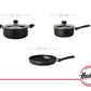 Set Cacerolas 18 Y 22 Cm + Sarten 22 Cm Hudson Antiadherente
